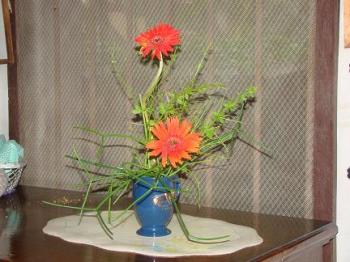 Flower arrangement by allknowig - Not perfect as you will see (lol)