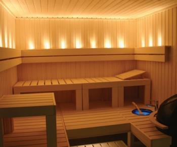 sauna room - there is a sauna room.
we can get some of advantage from sauna.
it can make us rilex.
make our metabolism better.
we eill have a good condition if we have do sauna.