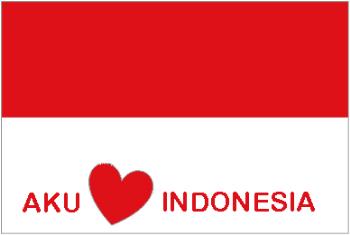 Indonesia - My lovely country,
My beautiful country
My life just for my lovely nation.
I will defends Indonesia till the death come.
I love Indonesia.
"AKU CINTA INDONESIA"