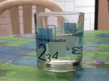 a glass of water - It is really ideal to take and drink at least an 8 glasses of water everyday.