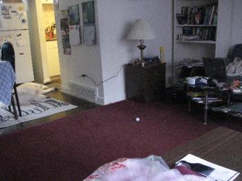 The other side. - This is what the other side of the room looks like.