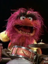 Animal - He is my favorite Muppet! I like him because he is funny and he is the drummer in the band!