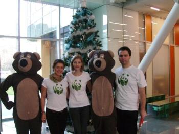 WWF volunteering - Here is a picture of the gang volunteering for WWF and the Romanian virgin forests.
