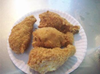 fried chicken - Still unhealthy no matter how crispy it may be.