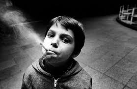 child smoking - very young child smoking