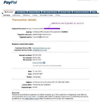 Clixsense proof of payment - Here is my payment for January into Paypal yesterday.