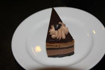 chocolate cake - A slice of cake