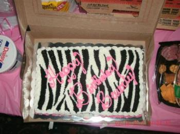  Zebra Cake - This is a Photo of a Zebra cake I want to make for my little sister as part of her birthday desserts.