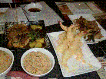 shrimp tempura among others - japanese food