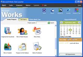 microsoft works - a picture of microsoft works in detail
