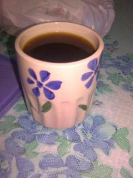 cup of coffee - Just coffee for breakfast 