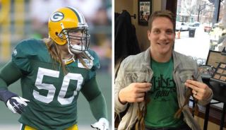 A.J.Hawk - The before and after long! Way to go Hawk!