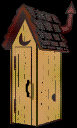 Outhouse - Caricature of an outhouse