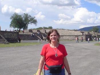 Teotihuacan ruins - A picture we took at Teotihuacan, near Mexico City.