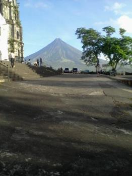 View from the top - This was taken last April 22, from the top of the hill, where the church we are always attending mass every Sunday is. 