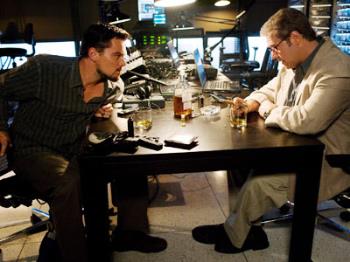 Body of lies - Leonardo DiCaprio, Russell Crowe in one of the scenes in body of lies ...