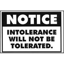 Action of intolerence may cause fighting. - Better be respectful to each other and understand and accept diversity.