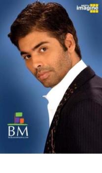 karan johar - image with extra white portion.