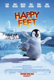 Happy Feet - Happy Feet, starring Elijah Wood, Brittany Murphy and Hugh Jackman