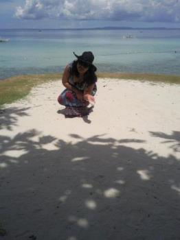 White,Fine sand - One of my pictures taken in one of the wonderful island in the Philippines