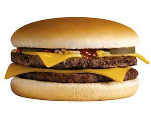 I love MacDonald&#039;s double cheeseburger, Big Mac an - I love MacDonald&#039;s double cheeseburger, Big Mac and Quarter Pounder!