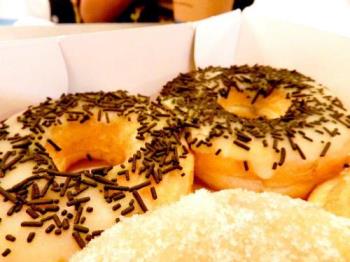 Doughnuts - Doughnuts in traditional round shape