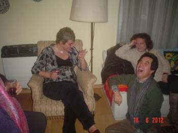Was it a joke? - A friend took this picture. I must have said something funny. LOL Was it a joke? - A friend took this picture. I must have said something funny. LOL