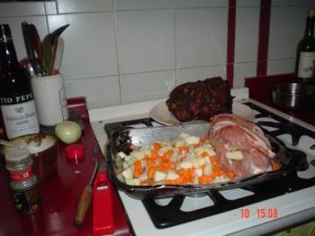 Old fashioned kitchen - A picture of my kitchen while preparing goodies for my birthday.