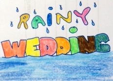 rainy wedding - weddings are joyous times but usually could be destroyed by a weather calamity like hard rains. But, who says we shouldn&#039;t adjust? The Wedding must go on! hehehe..