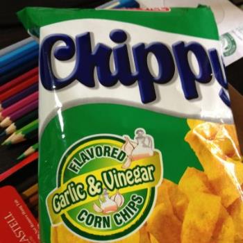 Chippy - This is one of my all-time favorite with a twist! Now they come with Garlic and Vinegar flavor that I&#039;m craving for each day! Truly nice addition to my addiction!