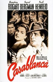 Casablanca - Casablanca, starring Humphrey Bogart, Ingrid Bergman and Paul Henreid