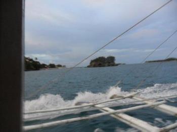 Boating toward Boracay - A short boat trip to reach Boracay Island