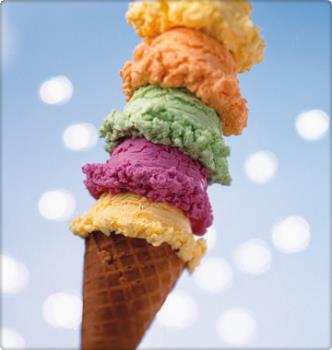 Ice cream - Mmmmmmmmmmmmm! Yum yum!