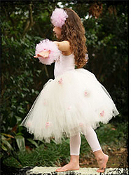 tutu - like this my friend, let her use something like this with wings so she will be a fairy! 