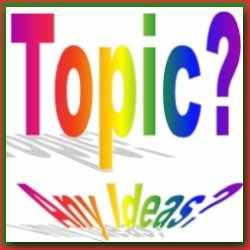 Topic. - Topics are to be discovered.