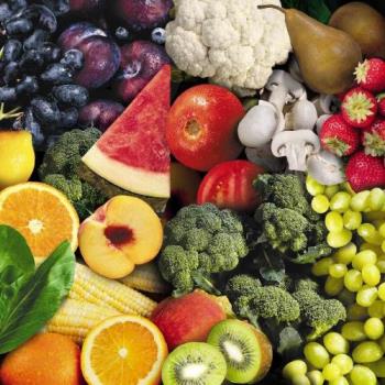 Fruits and vegetables. - We must eat more fruits and veggies.