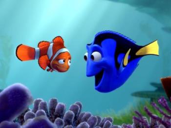 "Finding Nemo" is an animated movie about a fish f - "Finding Nemo" is an animated movie about a fish father who searches for his abducted son Nemo. 