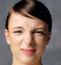 Frowning - Frowning often would cause wrinkles at our forehead.