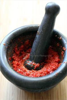 sambal belacan - This is a picture of Malaysian sambal.