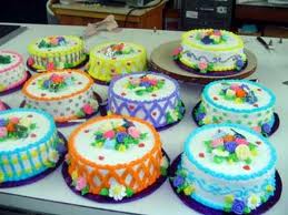 I love cakes with colorful decorating - I love cakes with colorful decorating, they are simply lovely to the eyes, so tender and happy.