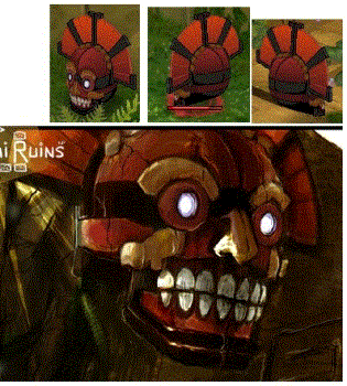 mask of death and rebirth - that&#039;s a monster from the game called Zomg from gaiaonline.com