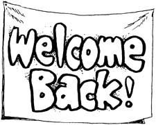 Welcome back! -  Welcome back!