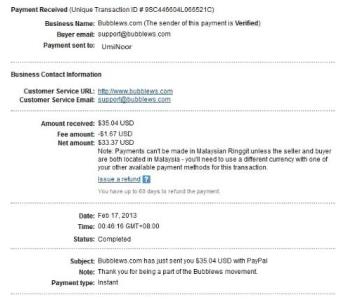 Bubblews Payment Proof - Bubblews a legit paying website.