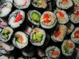 Sushi - I learnt to make sushi a decade ago, kids love to cook them and eat them! 