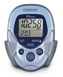 pedometer - Pedometer is used to measure the number of steps you have made.
It helps in determining if you have reached your goal(number of steps).
This will help you monitor your steps, and eventually your health.