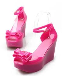 My Melissa pink plastic platforms - I love my Melissa, they are worn but I don´t get rid of them =)