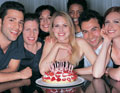 Birthday - Celebrating Birthday with cake and friends