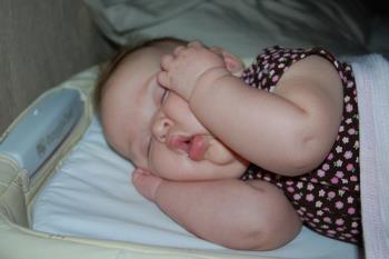 sleeping baby - she always wake up at night because of hungry or may be just cranky?