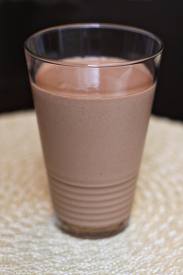 Chocolate Frappé Smoothie - We are preparing at home some chocolate frappé smoothie for this hot summer.