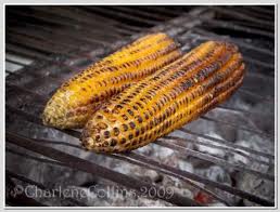 Roasted Corn - Roasted corn is a favorite food of rainy season in most parts of India.